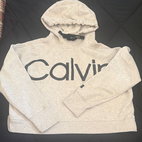 Calvin Klein Performance Tops - ✨HP✨Calvin Klein Cropped Hoodie
